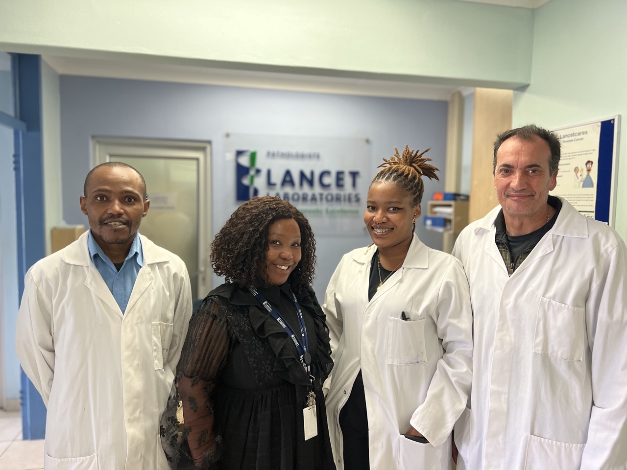 Lancet Labs Staff and lab in Sandton